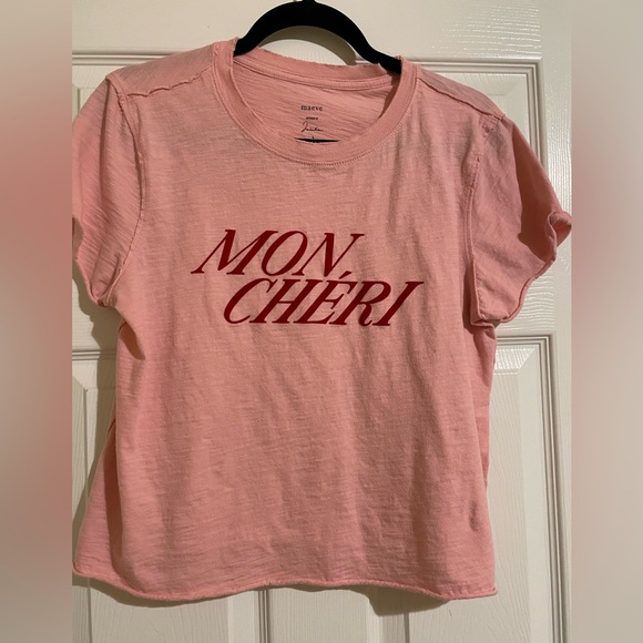 Anthropologie Maeve Mon Chéri Graphic Tee - Picture 2 of 6